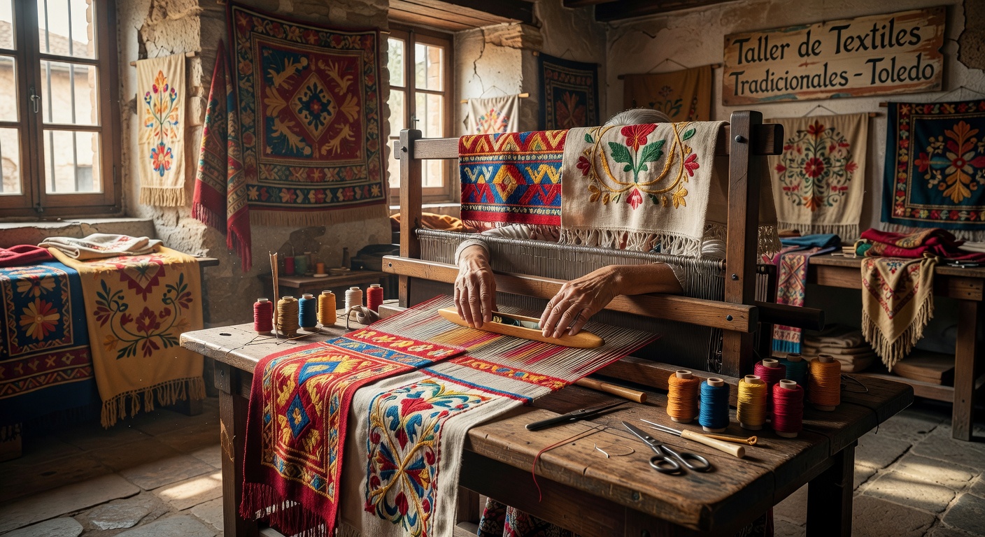 Tejidos tradicionales y bordados